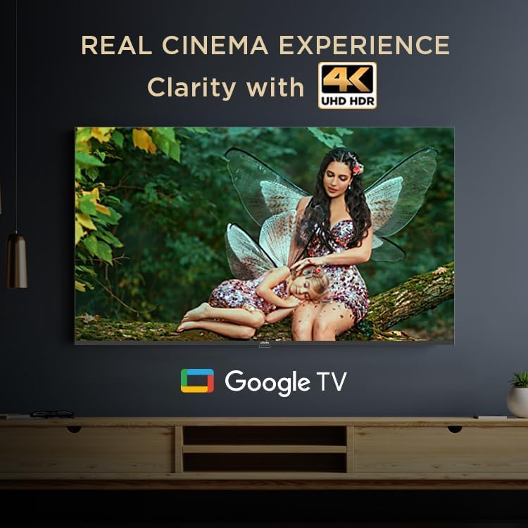 Elista 43 inch UHD Smart 4K Google LED Tv GTV-43UHDELD