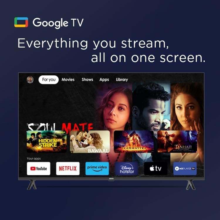 Elista 43 inch UHD Smart 4K Google LED Tv GTV-43UHDELD