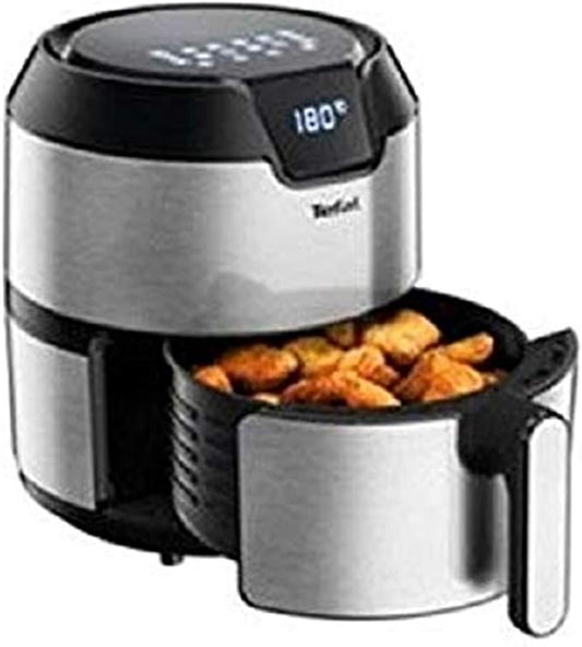 TEFAL Easy Fry Digital Interface 4.2 L Oil-less Fryer, Silver, Metal/Stainless Steel, EY401D27