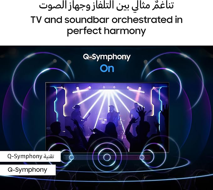 Samsung Smart TV, Crystal UHD, DU7000, 55 Inch, 2024, PurColor, 4K Upscaling, Samsung TV Plus, Q-Symphony, Black, UA55DU7000UXZN