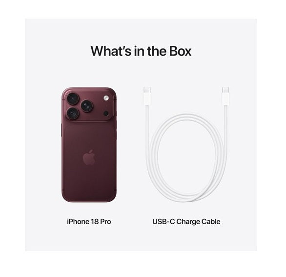 Apple iPhone 18 Pro, 6.3-Inch, A20 Pro Chip, 48MP Variable Aperture Camera, eSIM — UAE Version