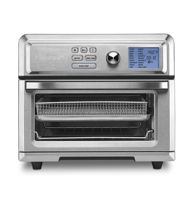 Cuisinart Digital Air Fryer Toaster Oven, Premium 1800-Watt Oven with Digital Display, TOA-65
