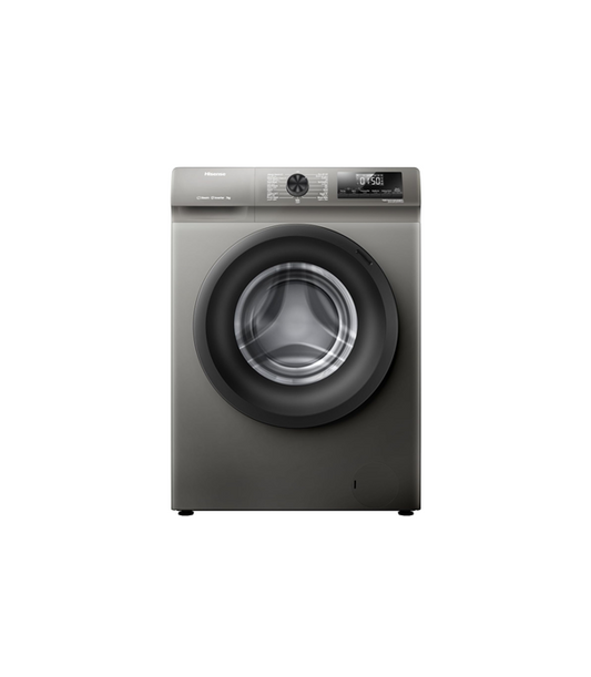 Hisense WFQP7012T 7kg Front Load Washing Machine, Slim Drum, Inverter Motor, 1200 RPM, Steam Care — Titanium Grey