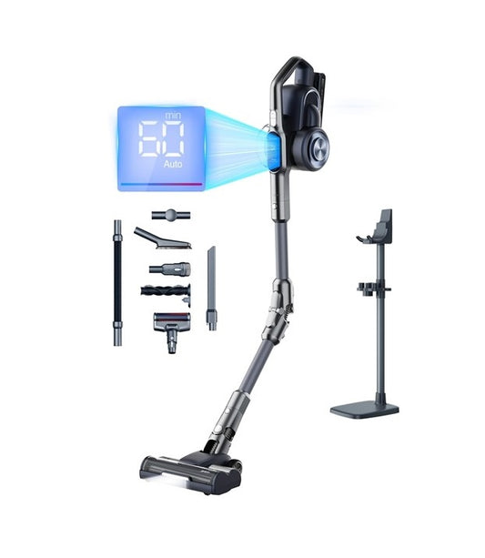 Jimmy H11 Pro Vacuum Cleaner and Floor Scrubber, 700W, 90 Minutes Runtime, Smart LED Screen, , HEPA Filter and Charging Station