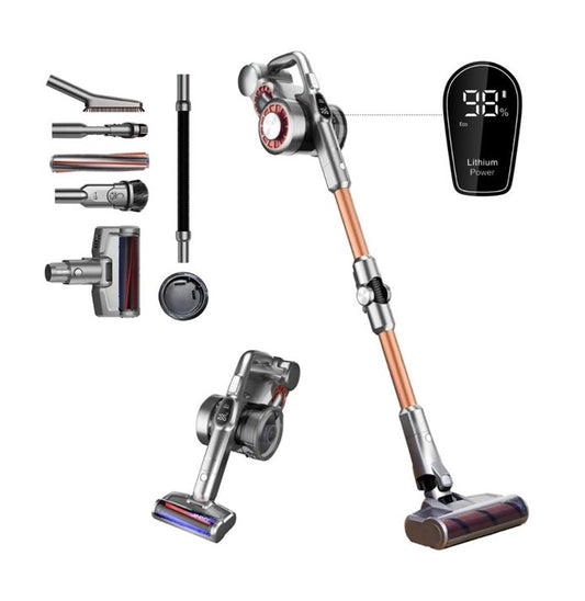 Jimmy H9 Pro Cordless Vacuum Cleaner, Muliti-surface Flexible HEPA Stick Vacuum, Removable Battery, 600W, 80 Min Runtime