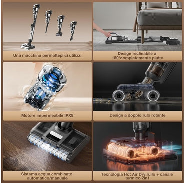 Jimmy 5 in 1 Cordless Water & Dust Mop Vacuum Cleaner, PW11 Pro Max