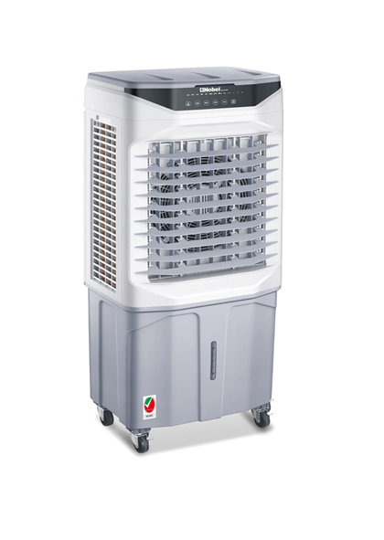 Nobel Portable Air Cooler 35L, Honeycomb Cooling, 3 Wind Speeds & 3 Modes, 70° Oscillation, 7.5H Timer, Ice Compartment, Remote Control, 180W – NAC500R