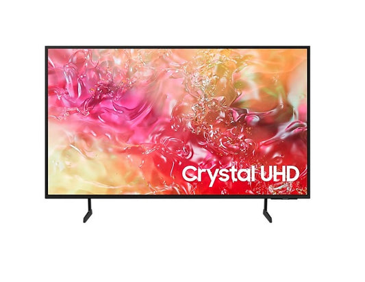 Samsung Smart TV, Crystal UHD, DU7000, 55 Inch, 2024, PurColor, 4K Upscaling, Samsung TV Plus, Q-Symphony, Black, UA55DU7000UXZN