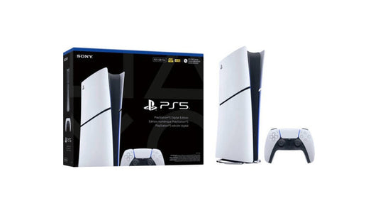 Sony PlayStation 5 Slim Digital Edition Console 825GB SSD with DualSense Wireless Controller | White