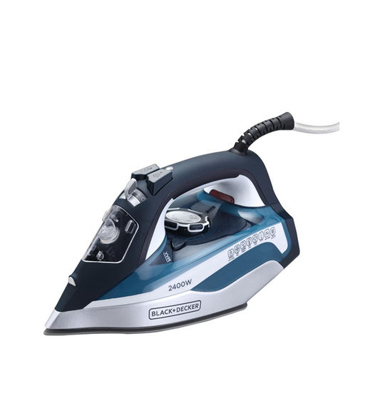 BLACK+DECKER Steam Iron, 2400W, Blue - X2150-B5