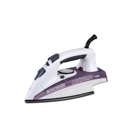 Black & Decker Steam Iron X1750-B5 - Ceramic Coated Soleplate - 1750W