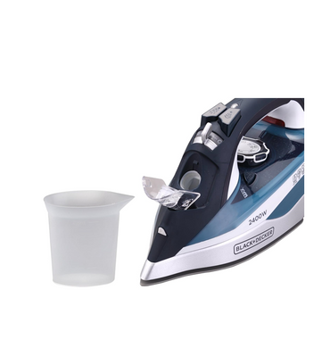 BLACK+DECKER Steam Iron, 2400W, Blue - X2150-B5