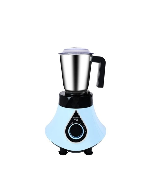 Preethi Storm Smart Mixer Grinder MG-249/00 with 4 Jars, Stainless Steel Blades, and Triple Safety Mechanism