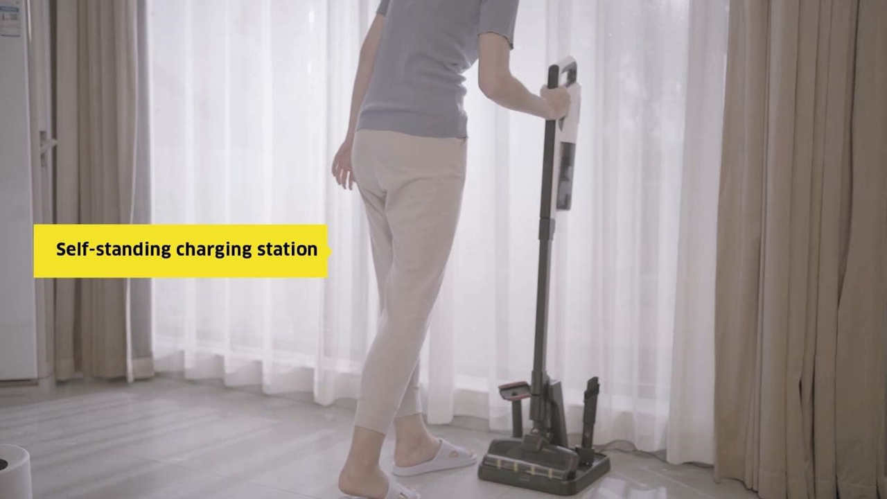 Karcher Cordless Vacuum Cleaner VC4s, Upto 60 Min runtime