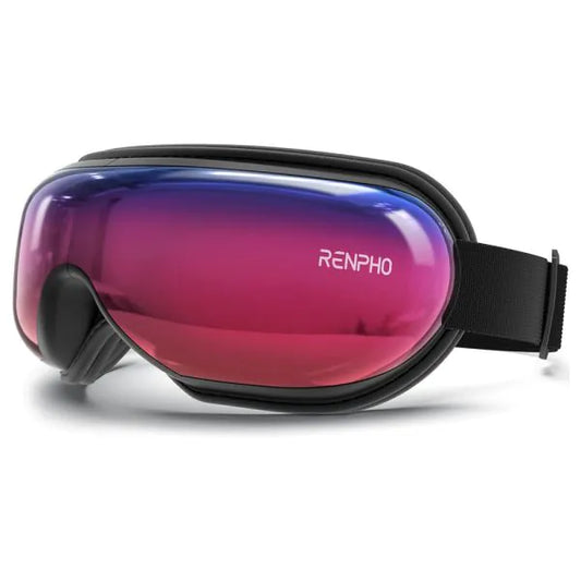 RENPHO Eye Massager with Heat & Bluetooth Music, Rechargeable Eye Care Machine with 5 Modes Gradient Purple