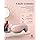 RENPHO Eye Massager with Heat & Bluetooth Music, Rechargeable Eye Care Machine with 5 Modes Pink
