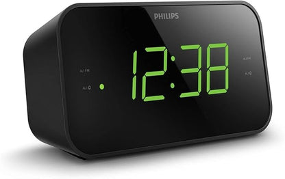 Philips TAR3205 Digital FM Clock Radio Black