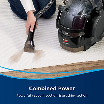 Bissell | SpotClean Pro (1558E), Most Powerful Portable Professional Carpet Cleaner, Removes Spots, Spills & Stains, Cleans Carpets Stairs,