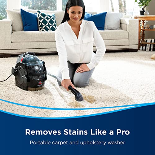 Bissell | SpotClean Pro (1558E), Most Powerful Portable Professional Carpet Cleaner, Removes Spots, Spills & Stains, Cleans Carpets Stairs,