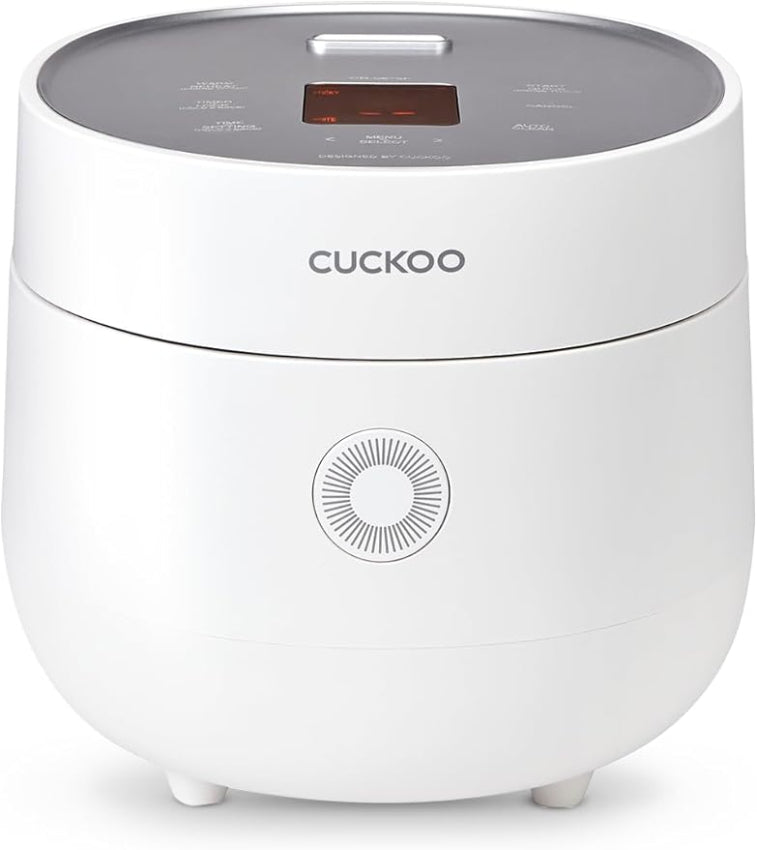 CUCKOO CR-0675F Micom Rice Cooker 6-Cup (1.08L), 13 Cooking Functions: White Rice, Brown Rice, Quinoa, Oatmeal & More | Touch Screen | Nonstick Inner Pot | Smart Cooking | Korean Technology – White