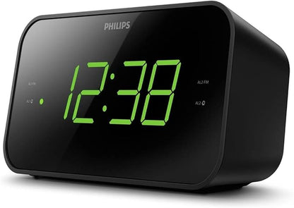 Philips TAR3205 Digital FM Clock Radio Black