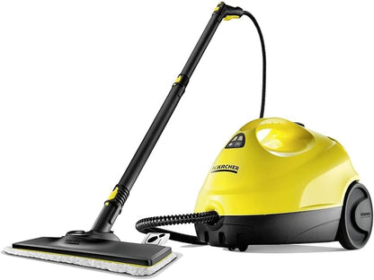 Karcher SC2 Steam Cleaner, 1500W, Powerful High-Pressure Home Cleaner, Multipurpose, Versatile Accessories, Ideal for Kitchen & Bathroom Use, Yellow