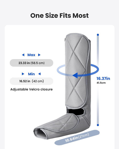 RENPHO Leg Massager for Circulation and Relaxation, Foot and Calf Massager Machine with 5 Modes 4 Intensities