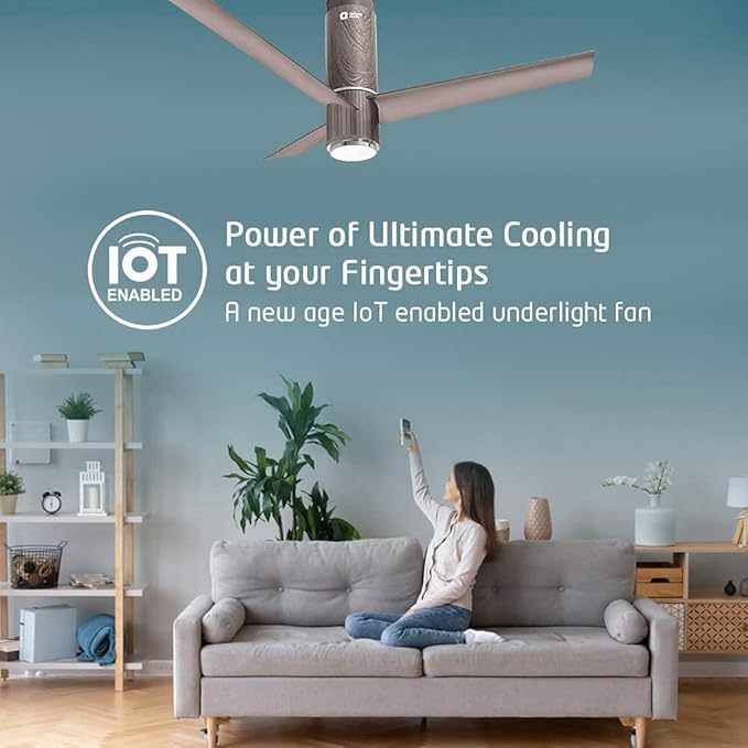 Orient Electric Aeroslim Smart Ceiling Fan with Remote & Under Light ( 1200mm)