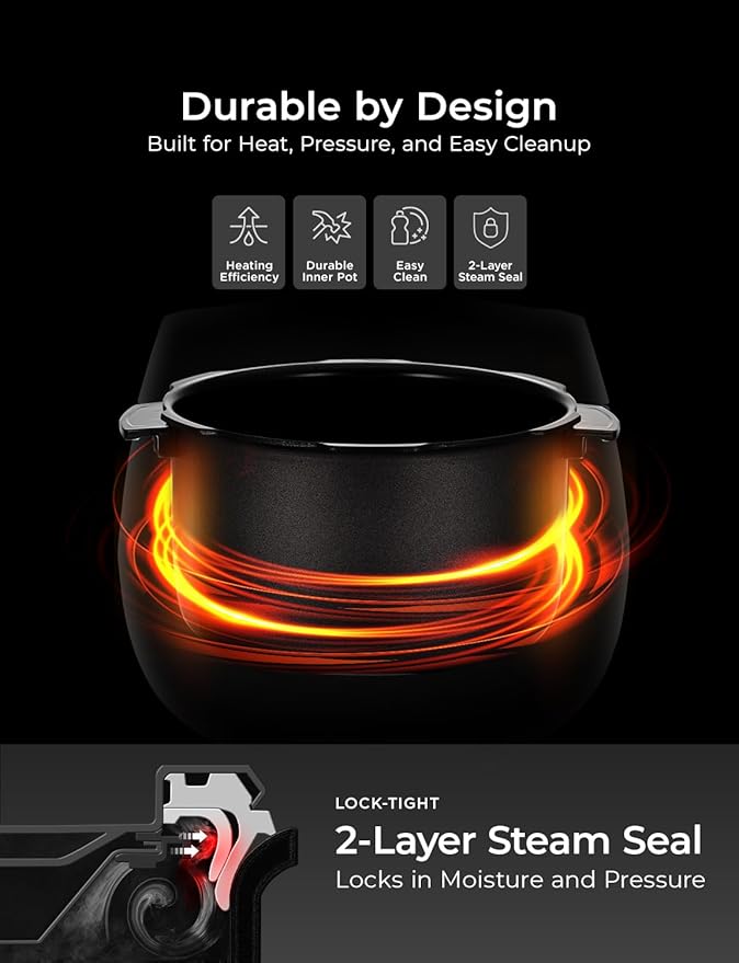 CUCKOO CRP-ST1009FW Twin Pressure Rice Cooker & Warmer, 10-Cup Uncooked/20-Cup Cooked(1.8L)|16 Menu Options|3-Language Voice Guide|Nonstick Inner Pot|Auto Clean|Smart Pressure|Korean Technology| White
