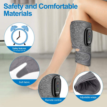 RENPHO Leg Massager for Circulation, Cordless, Calf Foot Massager for Athlete, Relieve Soreness Muscle Relax, Leg Pain Relief