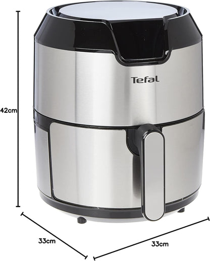 TEFAL Easy Fry Digital Interface 4.2 L Oil-less Fryer, Silver, Metal/Stainless Steel, EY401D27