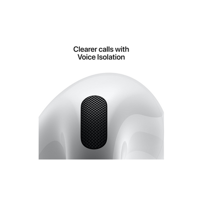 Apple AirPods 4 Wireless Earbuds, H2 Chip, Personalised Spatial Audio, IP54, USB-C Charging Case