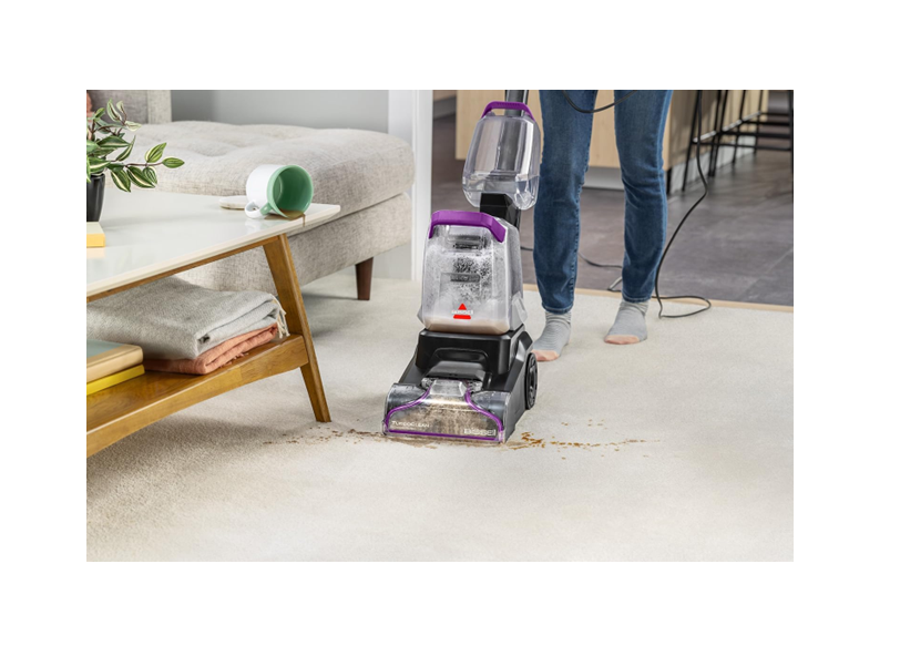 BISSELL TurboClean PowerBrush 4058K Carpet & Upholstery Washer, 600W, 2.4L Tank, 4-Row DeepReach Brush