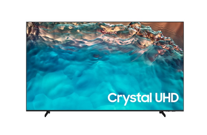 Samsung 55 inch Hospitality LED Tv, Crystal UHD Smart, 4K UHD Resolution, Quantum Processor, Black | HG55BU800AUXUE