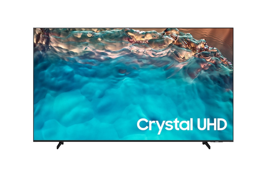 Samsung 55 inch Hospitality LED Tv, Crystal UHD Smart, 4K UHD Resolution, Quantum Processor, Black | HG55BU800AUXUE