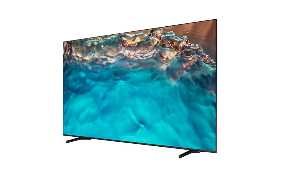 Samsung 55 inch Hospitality LED Tv, Crystal UHD Smart, 4K UHD Resolution, Quantum Processor, Black | HG55BU800AUXUE