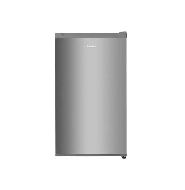 Hisense RR122D4ASU Single Door Refrigerator, 122L Net / 130L Gross, Internal Freezer, Silver