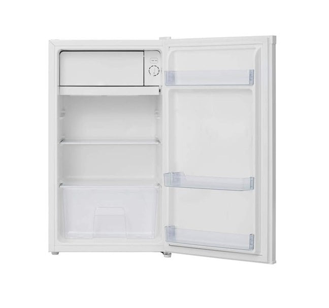 Hisense RR122D4ASU Single Door Refrigerator, 122L Net / 130L Gross, Internal Freezer, Silver