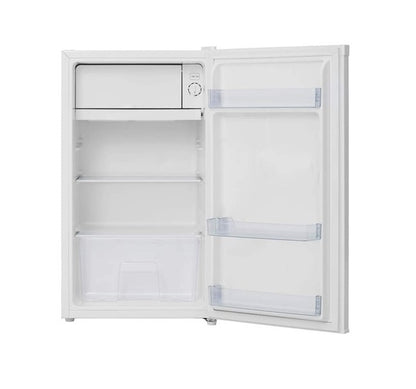 Hisense RR122D4ASU Single Door Refrigerator, 122L Net / 130L Gross, Internal Freezer, Silver