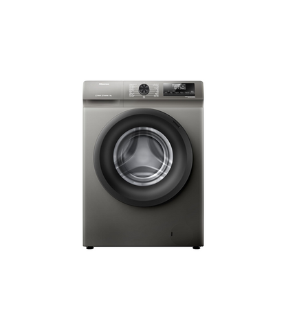 Hisense WFQP7012T 7kg Front Load Washing Machine, Slim Drum, Inverter Motor, 1200 RPM, Steam Care — Titanium Grey