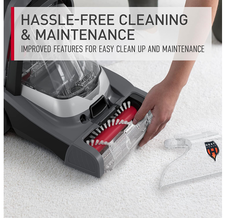 Hoover PowerDash Compact Carpet Cleaner, Lightweight Carpet & Upholstery Deep Cleaning with Powerful Suction-CDCW-PDME