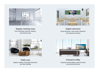 HUAWEI IdeaHub Board 3 Pro 75" Interactive Display, 4K UHD, HarmonyOS + Windows, 16ms Writing Latency — IHB2-75PB