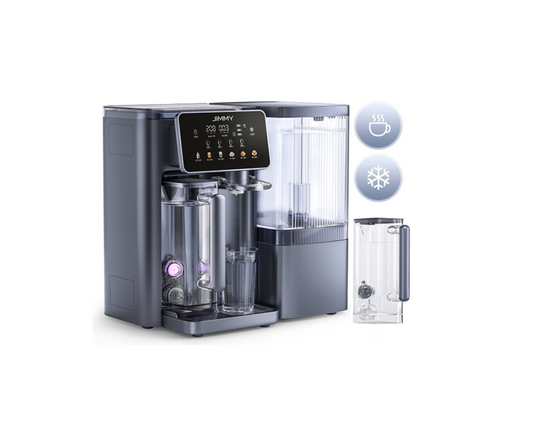 JIMMY R9 Pro Smart Countertop Reverse Osmosis Water Purifier, 7-Stage Filtration, UV Sterilization, Instant Hot & Cold, 5.5L, 2200W, Grey