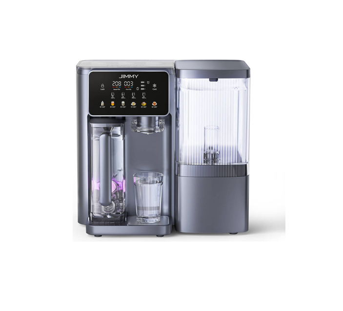 JIMMY R9 Pro Smart Countertop Reverse Osmosis Water Purifier, 7-Stage Filtration, UV Sterilization, Instant Hot & Cold, 5.5L, 2200W, Grey