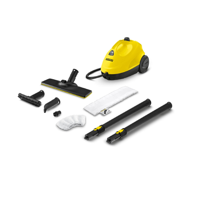 Karcher SC2 Steam Cleaner, 1500W, Powerful High-Pressure Home Cleaner, Multipurpose, Versatile Accessories, Ideal for Kitchen & Bathroom Use, Yellow