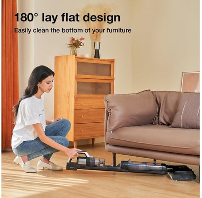 Jimmy Wet and dry vacuum cleaner, cordless with double brush roller, automatic and manual water spray, PW11 Pro