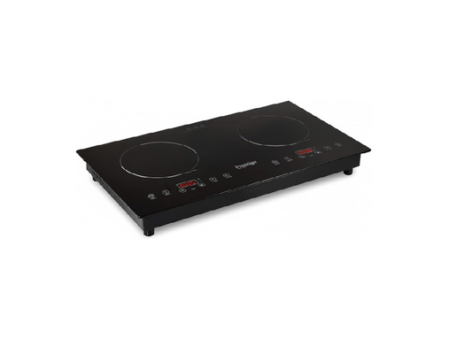 Prestige PR50359 Double Induction Cooktop, 3000W, 8 Power Levels, Touch Control, Black