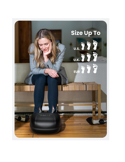 RENPHO Portable Shiatsu Foot Massager with Heat, 3D Kneading & Air Compression, Remote Control