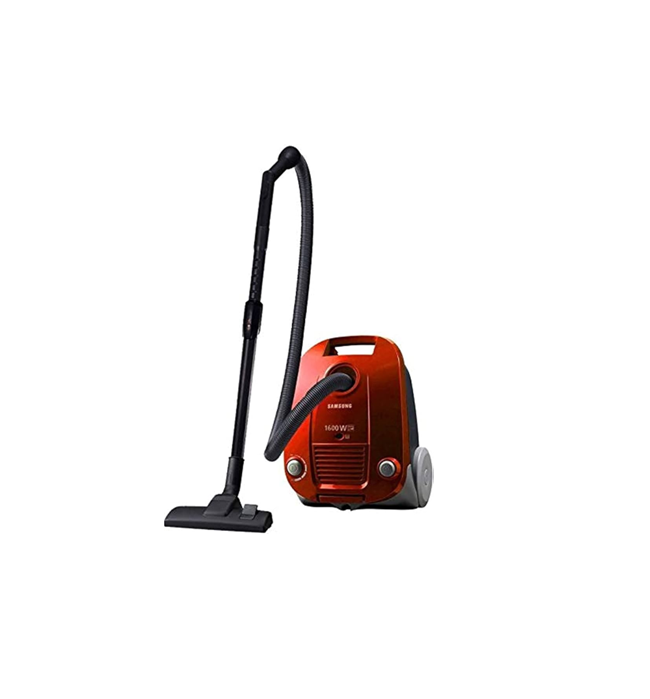 Samsung SC4130 Bagged Vacuum Cleaner 1600W, 3L Dust Bag, Red — UAE Stock