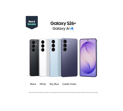 Samsung Galaxy S26+ 256GB, SM-S947B/DS, Dual SIM, International Version, 12GB RAM